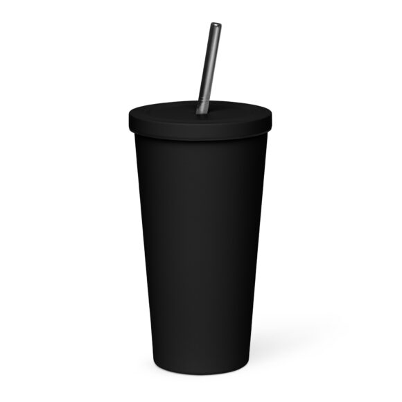 Insulated tumbler with a straw - Image 2