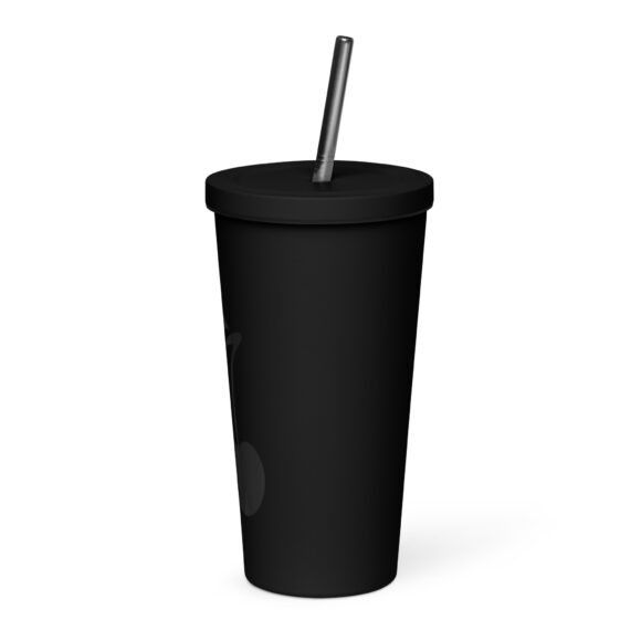 Insulated tumbler with a straw - Image 3