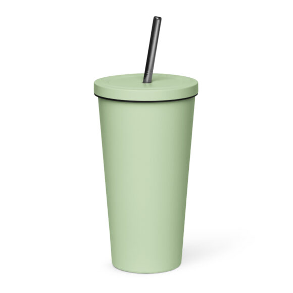 Insulated tumbler with a straw - Image 11