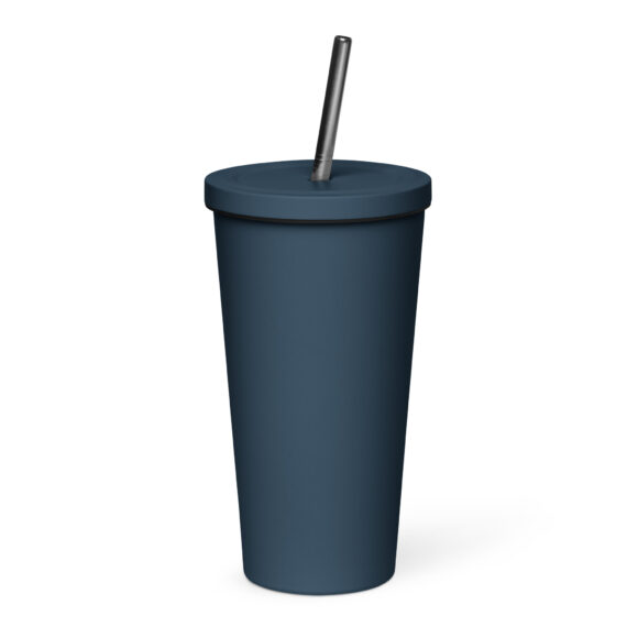 Insulated tumbler with a straw - Image 5