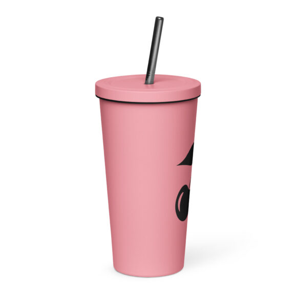 Insulated tumbler with a straw - Image 10