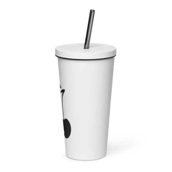 Insulated tumbler with a straw - Image 14