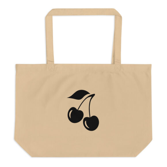 Large organic tote bag