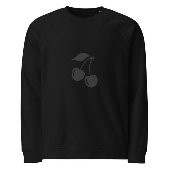 Unisex organic raglan sweatshirt - Image 2