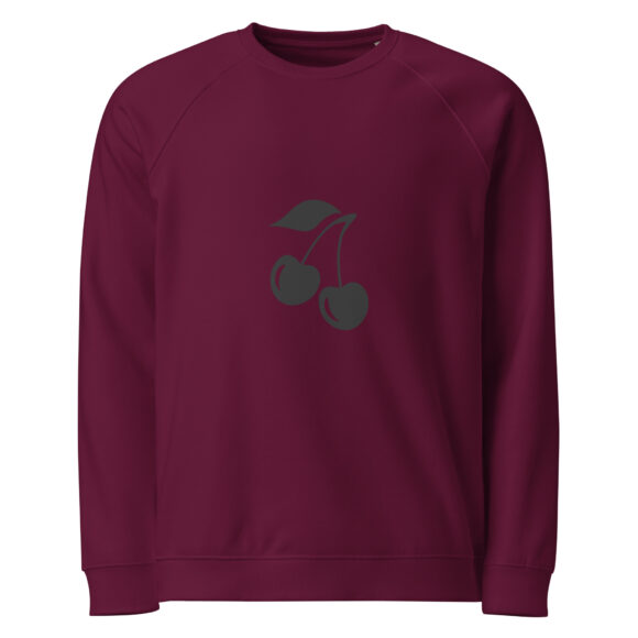 Unisex organic raglan sweatshirt - Image 6