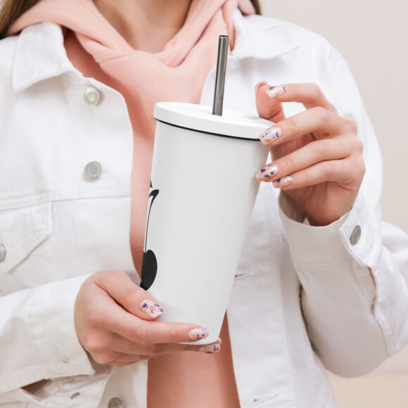 Insulated tumbler with a straw - Image 34